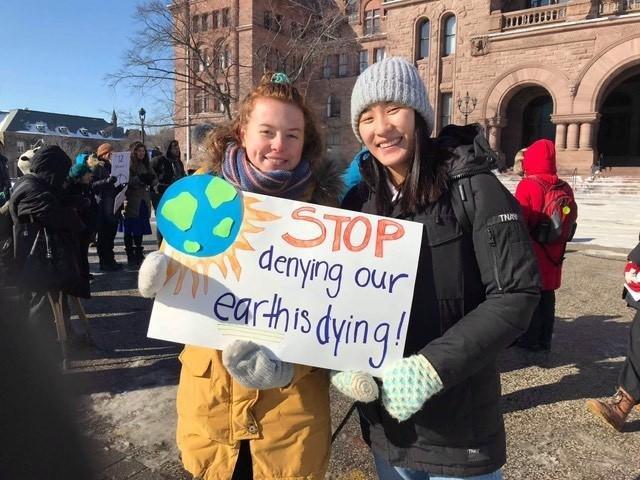 Mississauga Grade 12 student Stephanie Vienneau says Canada "can afford to put our resources to stop the rise in global temperature."